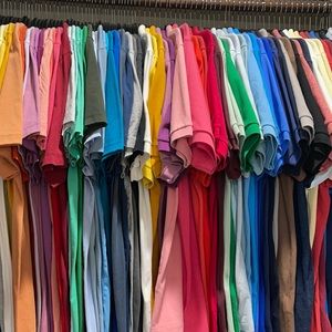 Lacoste Men’s Polos and VNeck Tees - Used Like New